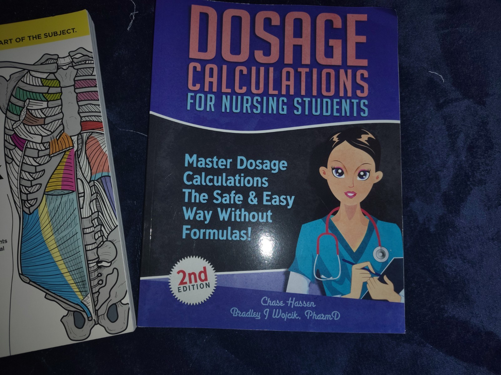 Nursing Student Book Bundle physiology Guide, Anatomy Coloring Workbook, Dosage