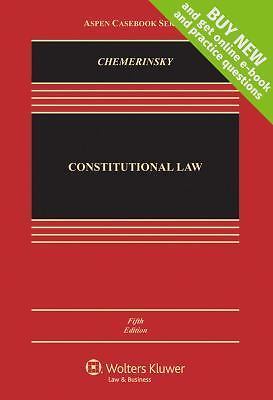 Constitutional Law by Chemerinsky (5th Edition) New With Code!
