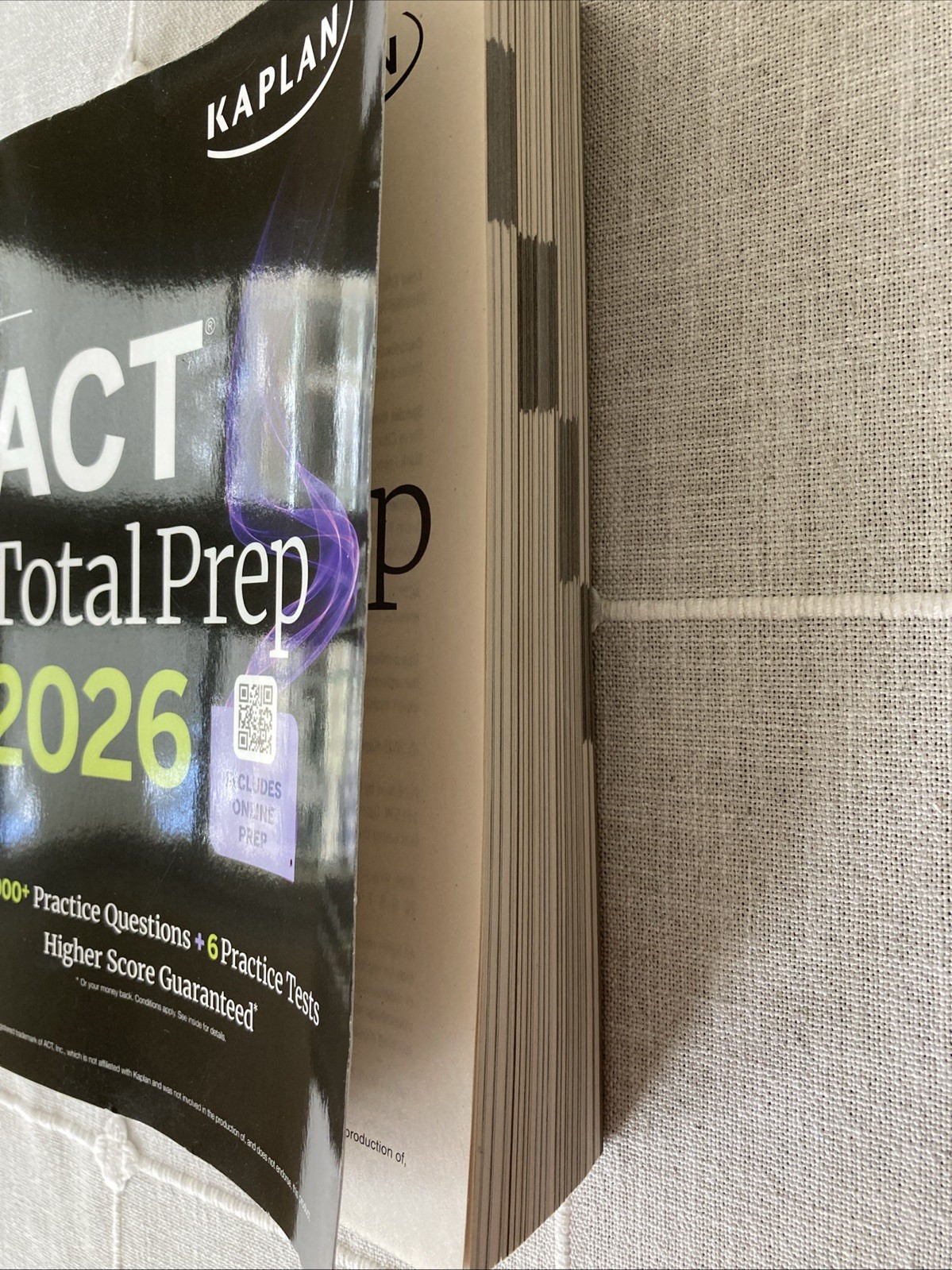 ACT TOTAL PREP 2026 Kaplan Test Prep (COR) 2000+ Questions 6 Practice Tests +