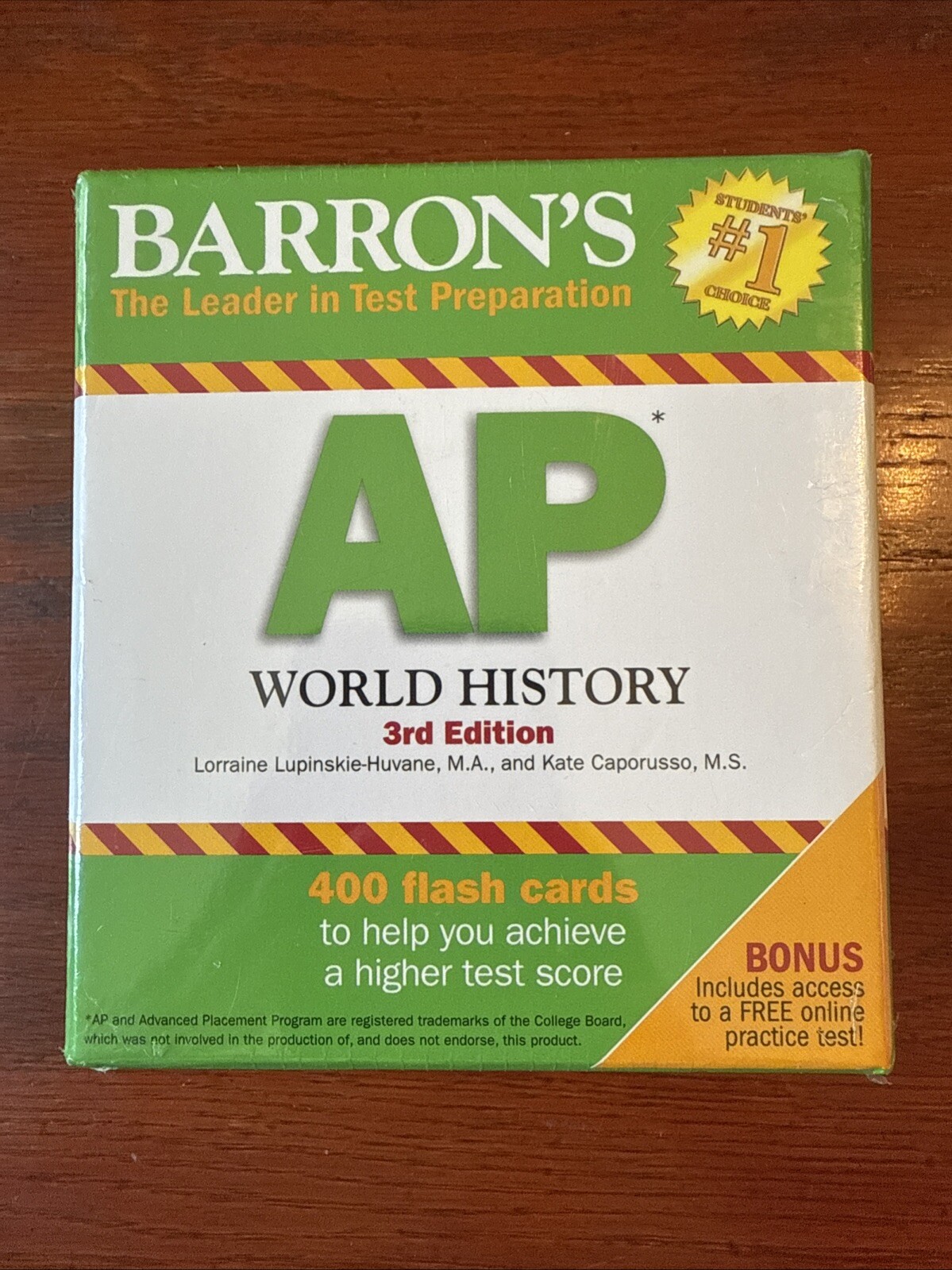 Barron’s Test Prep Ser.: AP World History Flash Cards by Kate Caporusso and…