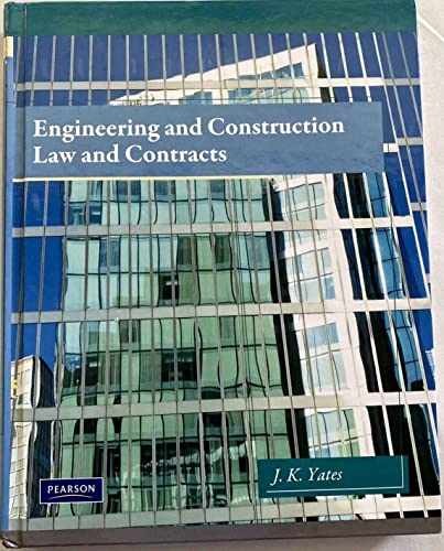 Engineering and Construction Law & – Hardcover, by Yates Janet K. – Acceptable