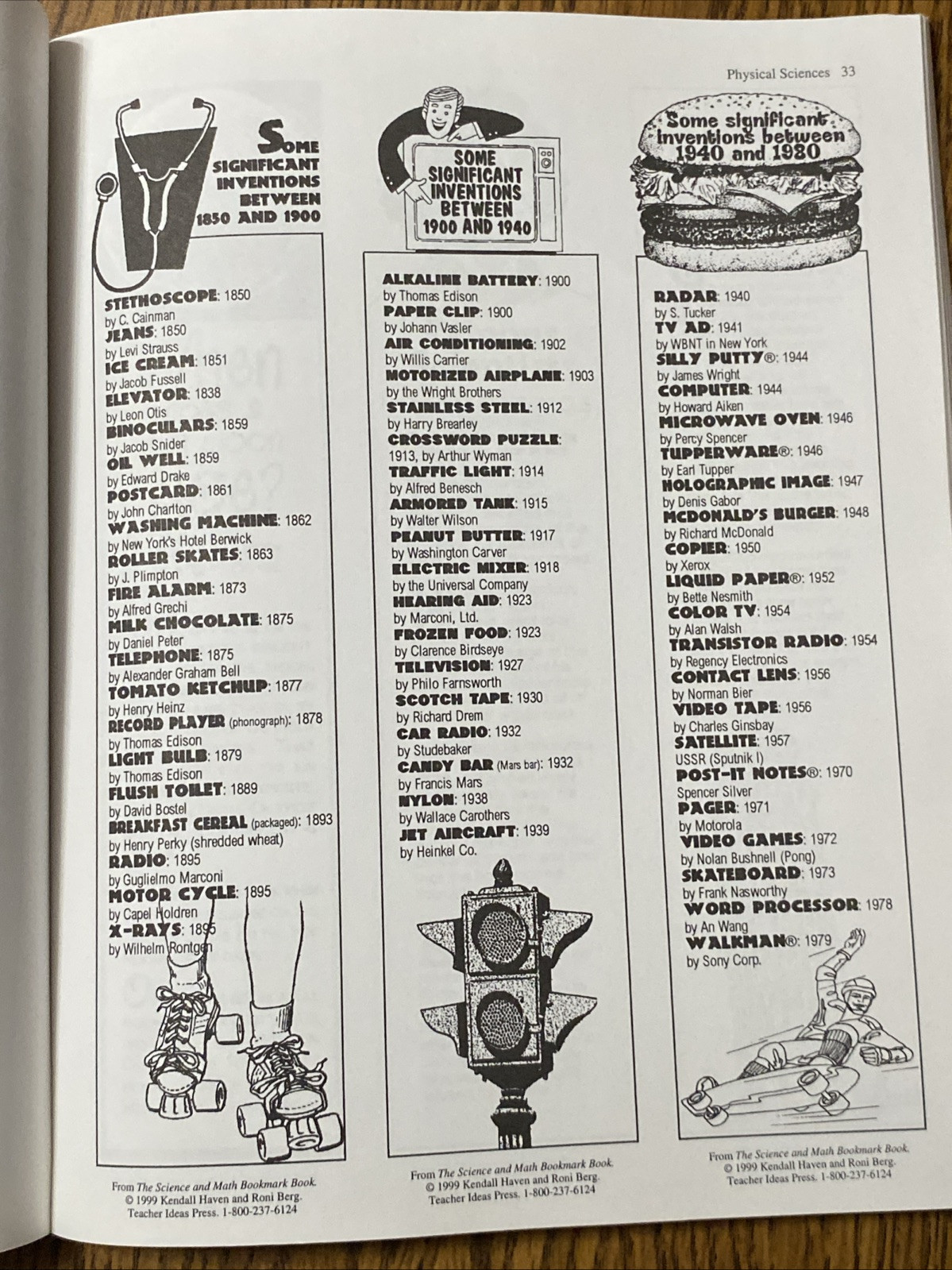 The Science and Math Bookmark Book : 300 Fascinating, Fact-Filled Bookmarks…