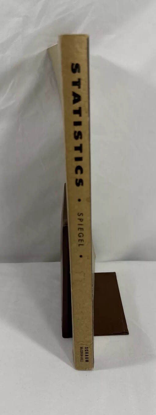 Schaum’s Outline Series: Statistics by Murray R. Spiegel