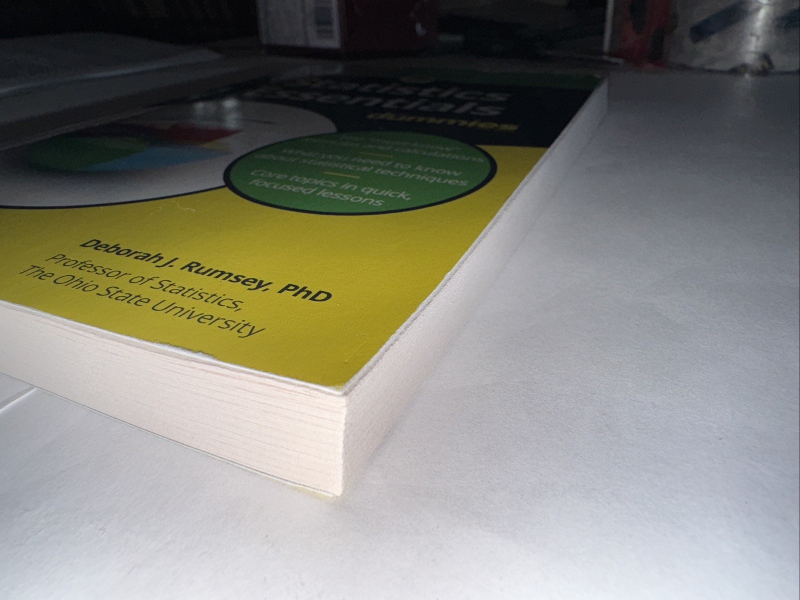 Statistics Essentials for Dummies by Deborah J. Rumsey (2019, Trade Paperback)