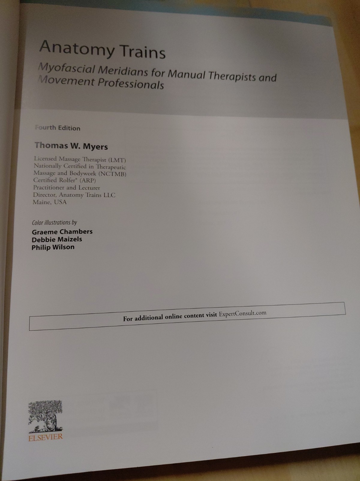 Anatomy Trains by Thomas W. Myers