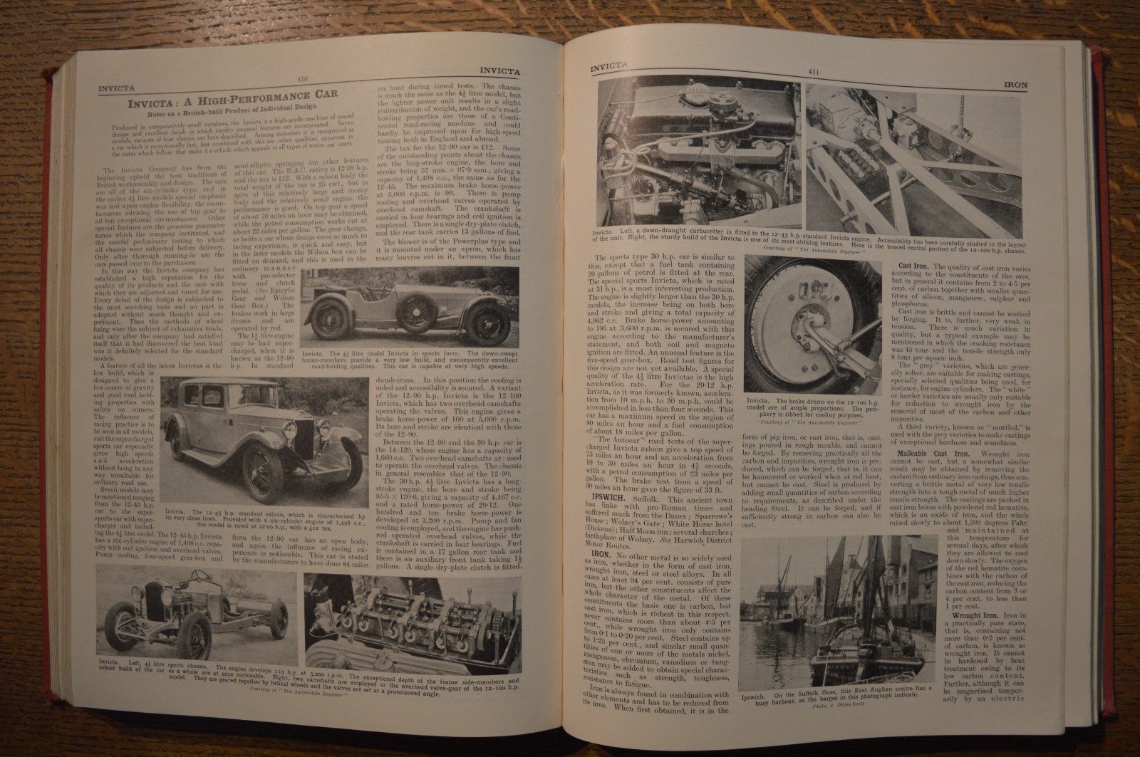 The Motoring Encyclopedia Illustrated, Hardback, 820 Pages.