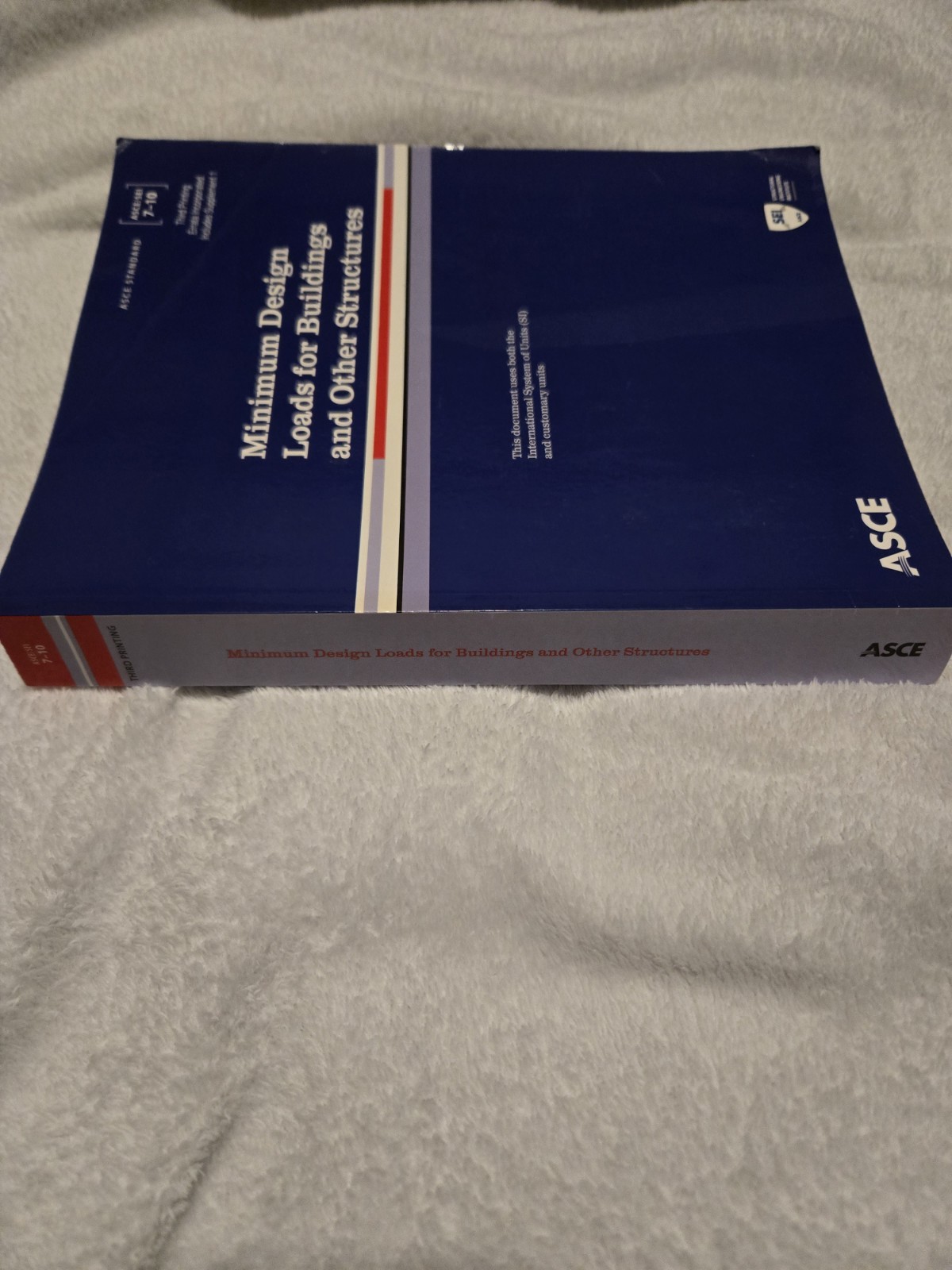 Minimum Design Loads for Buildings & Other Structures sei 7-10 by ASCE Paperback