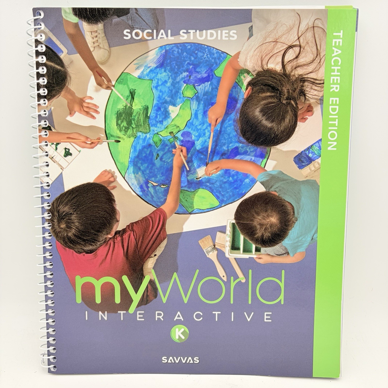 Savvas Kindergarten myWorld Interactive Social Studies Teacher Edition EUC
