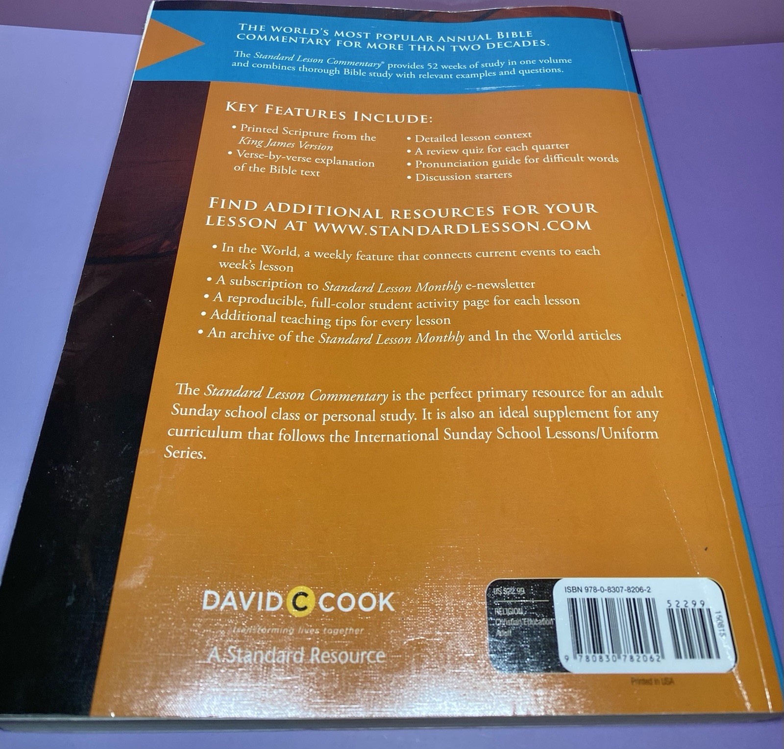 2021-2022 KJV Standard Lesson Commentary Large Print Edition – David C. Cook