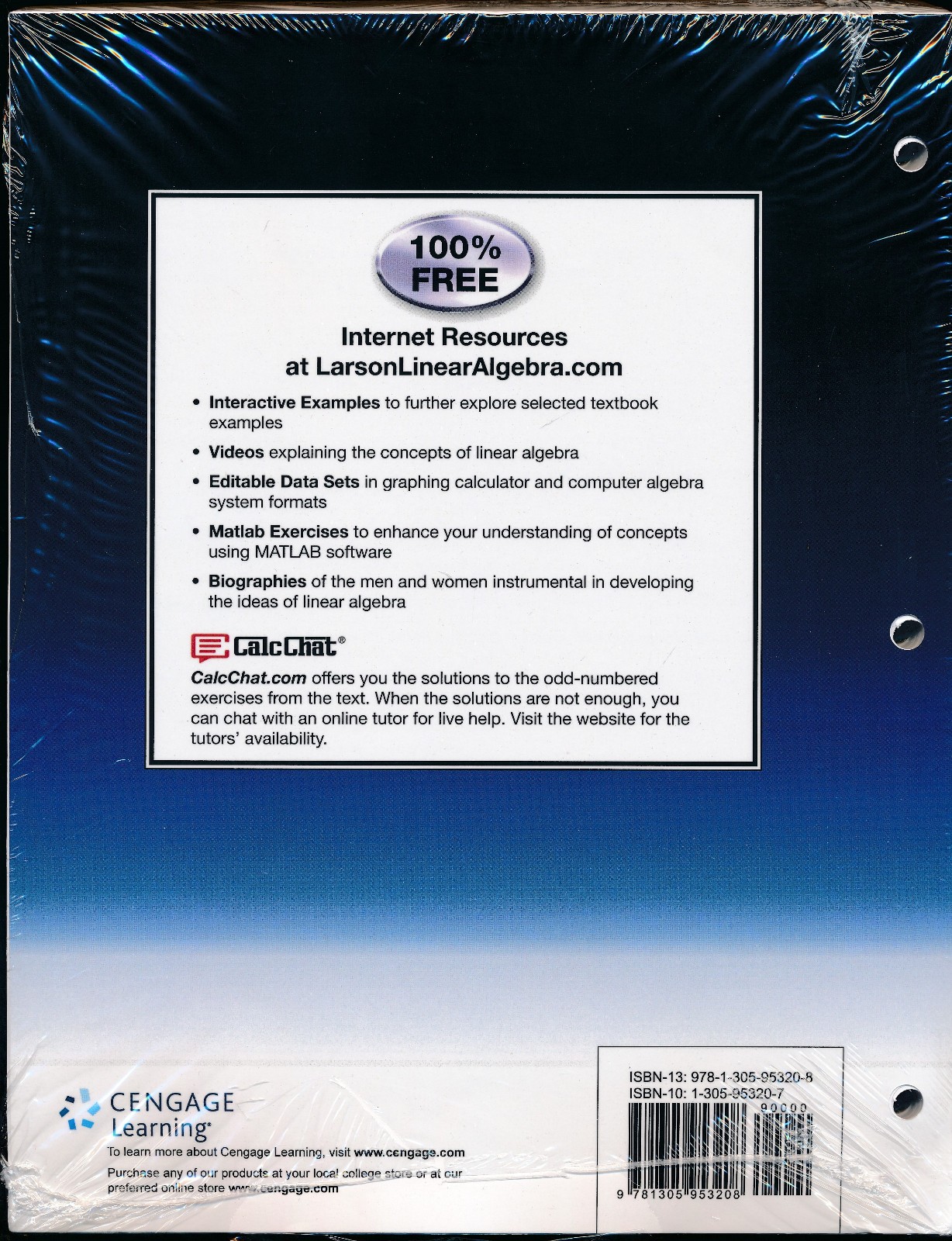 Loose Leaf for Elementary Linear Algebra 8e 8th Edition by Ron Larson NEW NIP