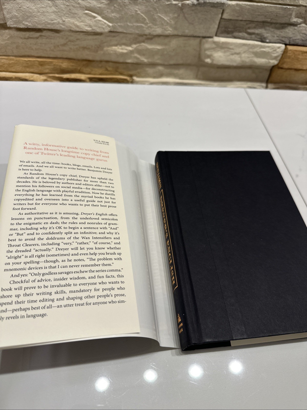 DREYER’S ENGLISH / BENJAMIN DREYER / 1ST EDITION 4TH PRINT HCDJ / STYLE GUIDE