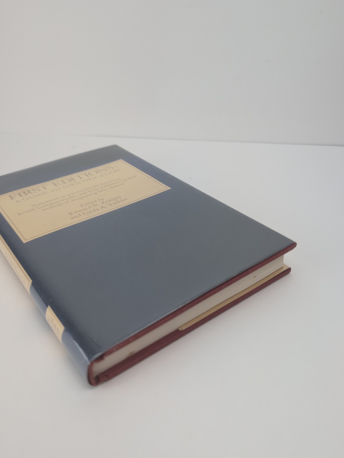 First Editions, A Guide to Identification, 1985 HC/DJ, Second Printing