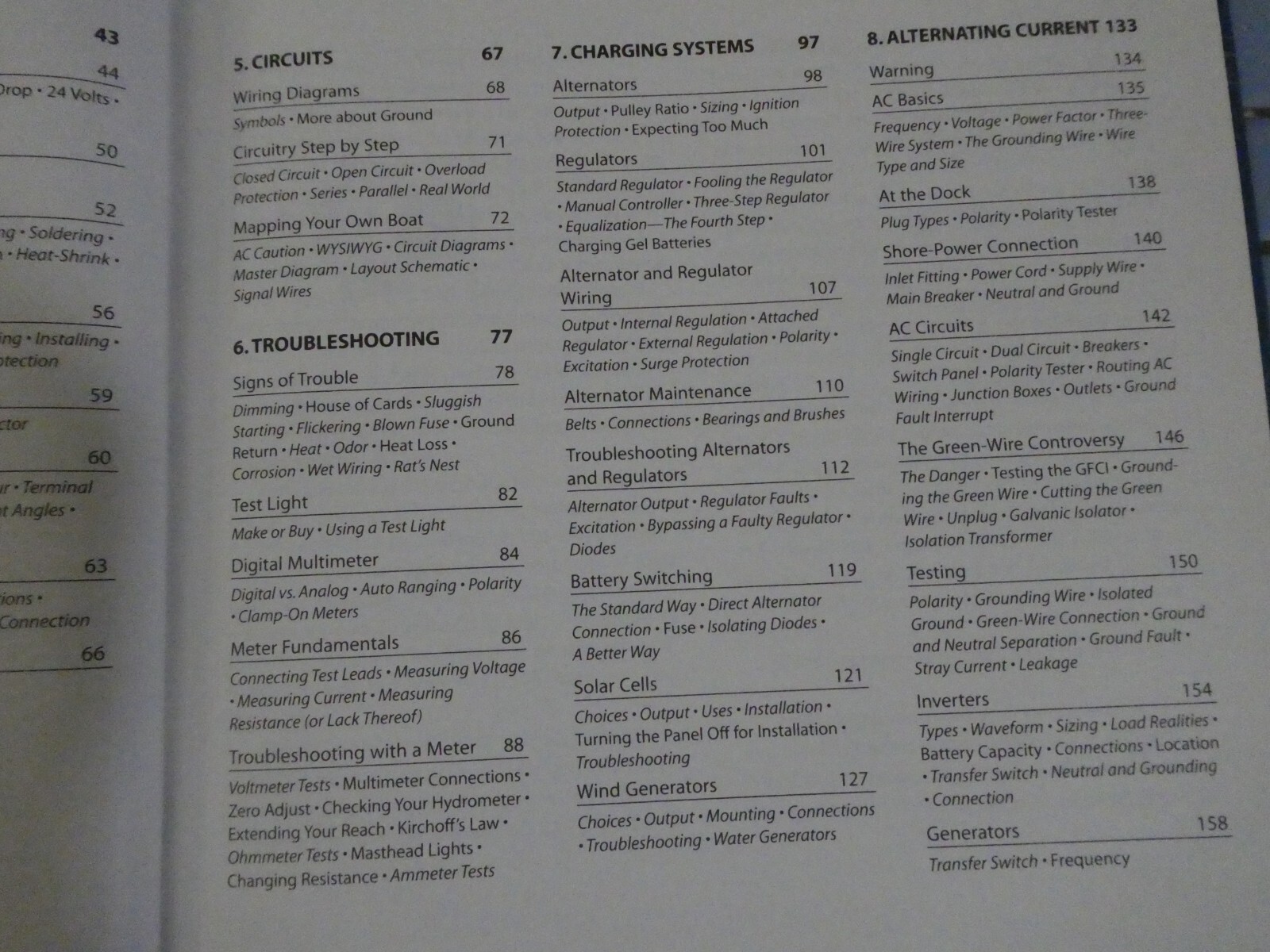 sailboat electrics simplified 176 pages don casey h/c illus pub 1999