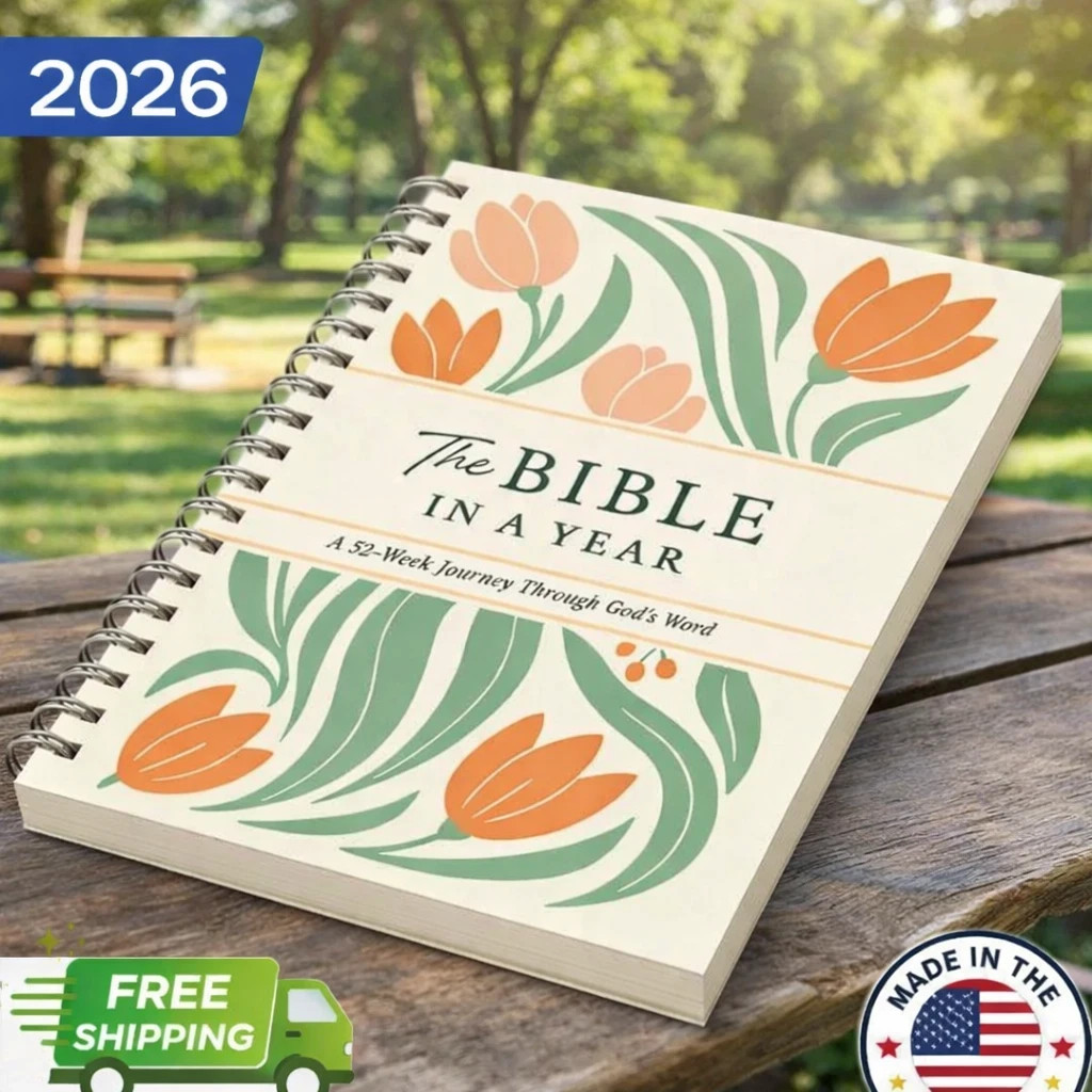 52-Week Women’s Daily Bible Study Plan Spiral-Bound One Year Workbook note book