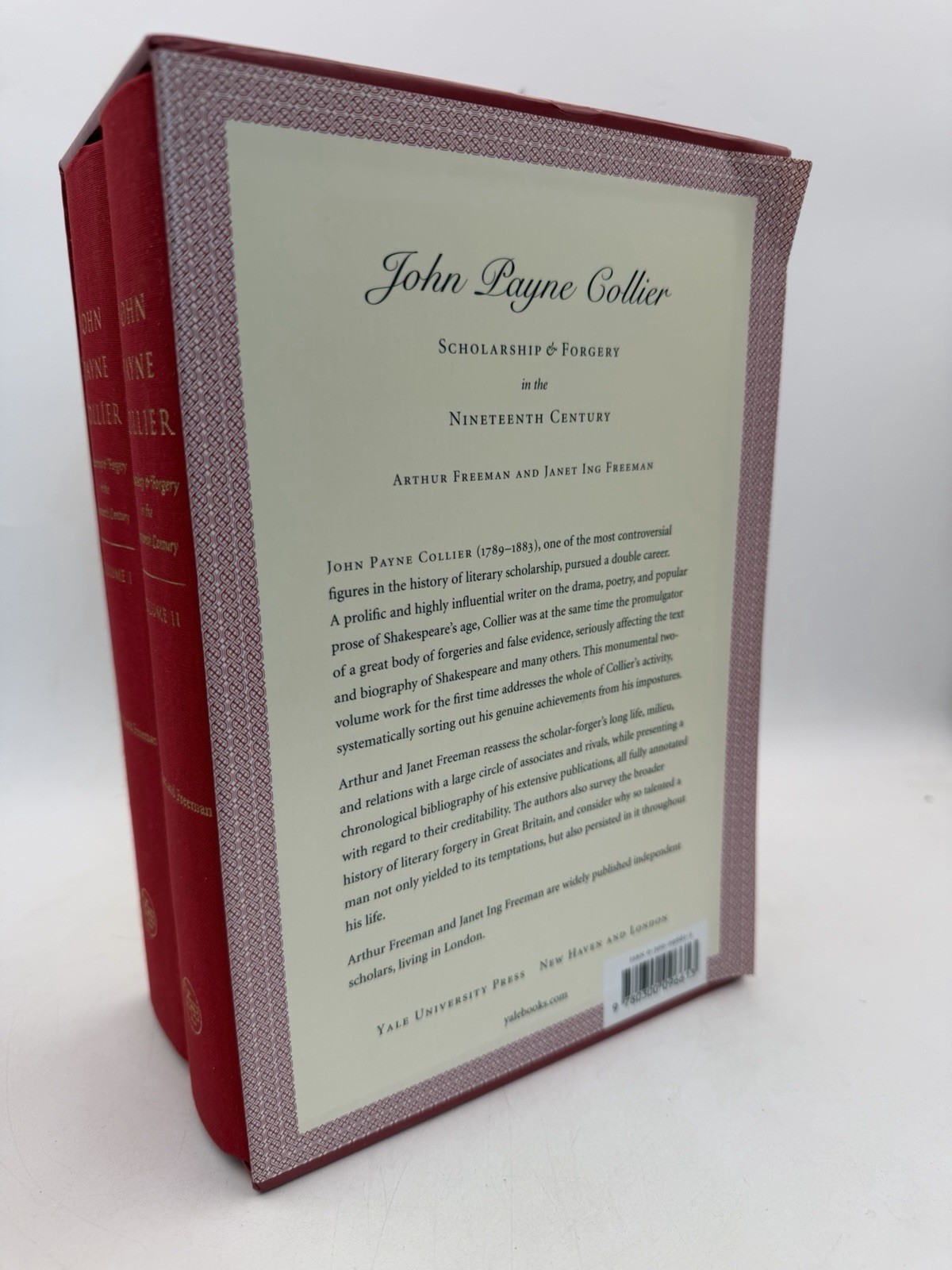 John Payne Collier 2 Volume HC Box Set Scholarship Forgery 19th Century 2004