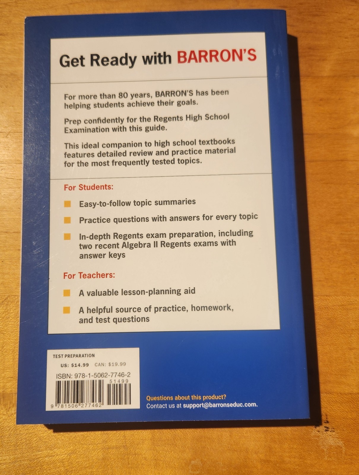 Barron’s Regents NY Ser.: Regents Algebra II Power Pack Revised Edition by Gary