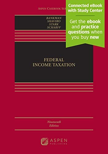 Federal Income Taxation Aspen – GOOD
