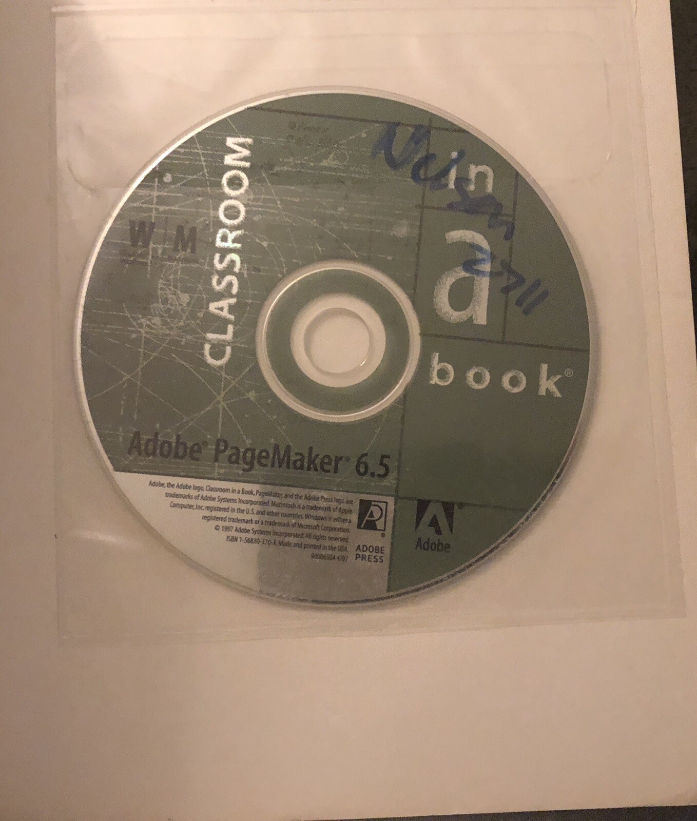 Adobe Pagemaker 6.5 Classroom in a Book by Adobe Creative Team (1997, Mixed M…