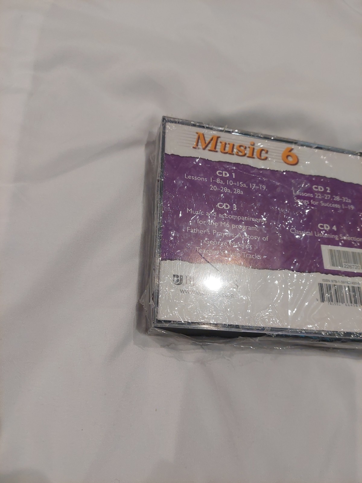 BJU Press Music 6 Four CDs 226720 Bob Jones Music 6 Compact Discs