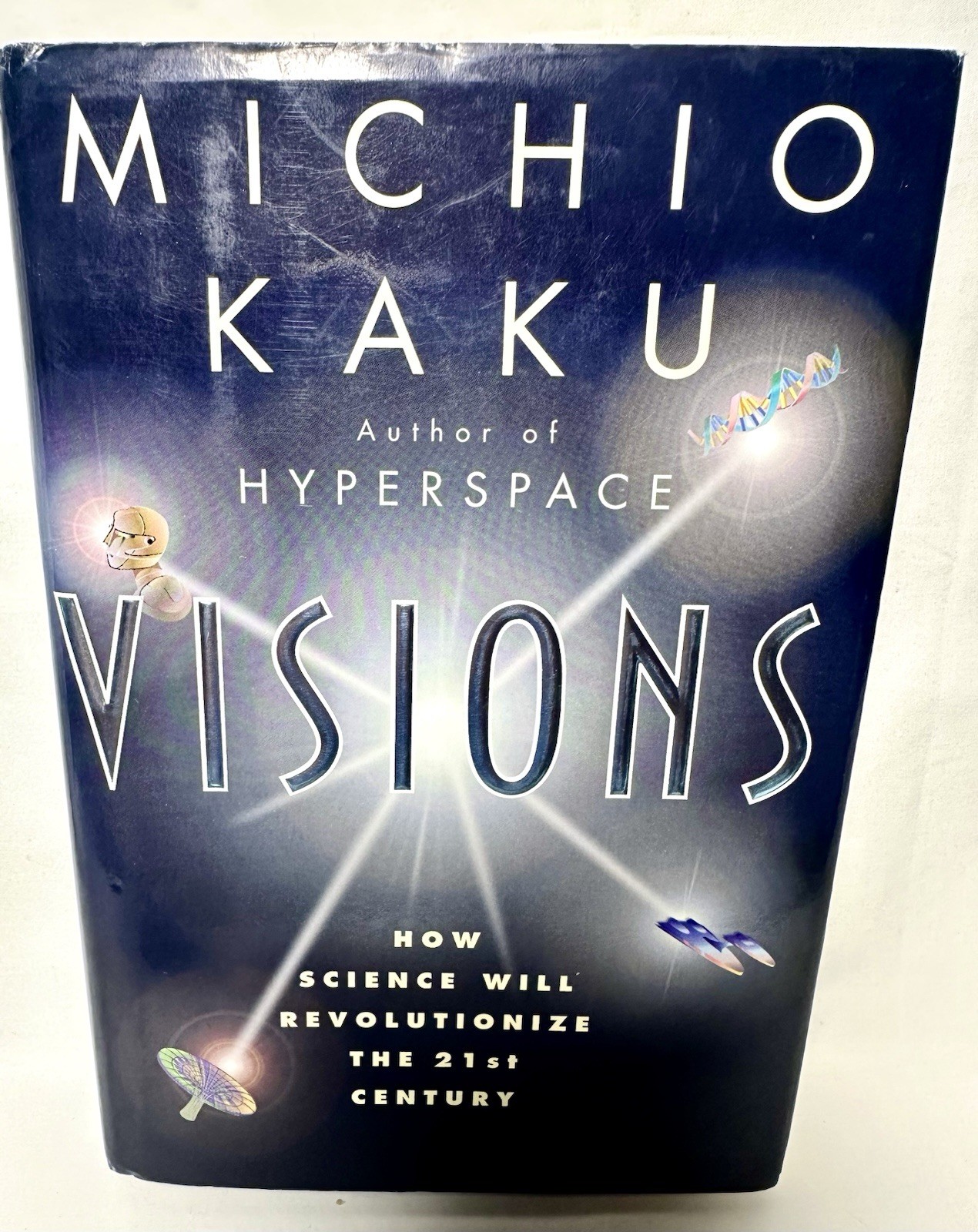 MICHIO KAKU SIGNED Book Visions 1st Edition 1st Printing Hardcover Inscribed