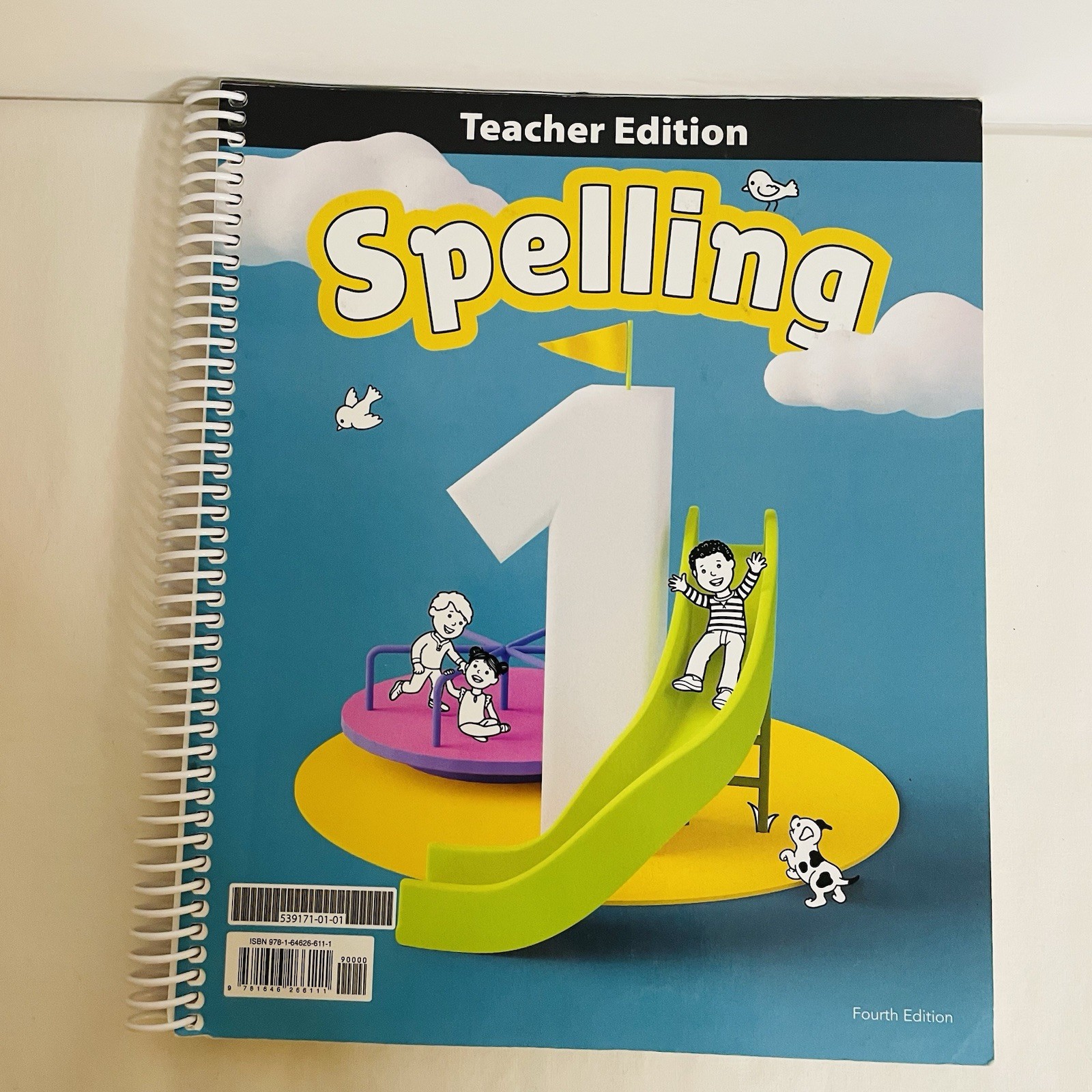 BJU Press Spelling 1 Teacher Edition 4th Edition Spiral Bound Homeschool Grade 1