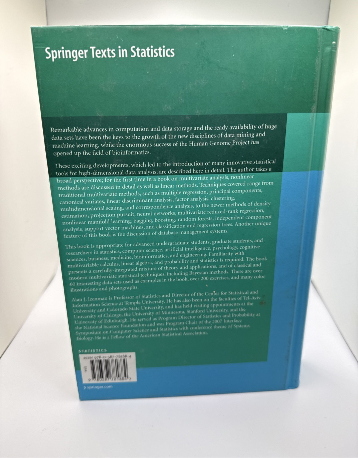 Springer Texts in Statistics Ser.: Modern Multivariate Statistical Techniques