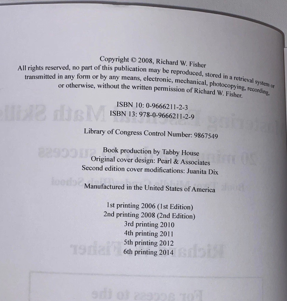 Mastering Essential Math Skills Middle School & Problem Solving Grade 4-6 Books