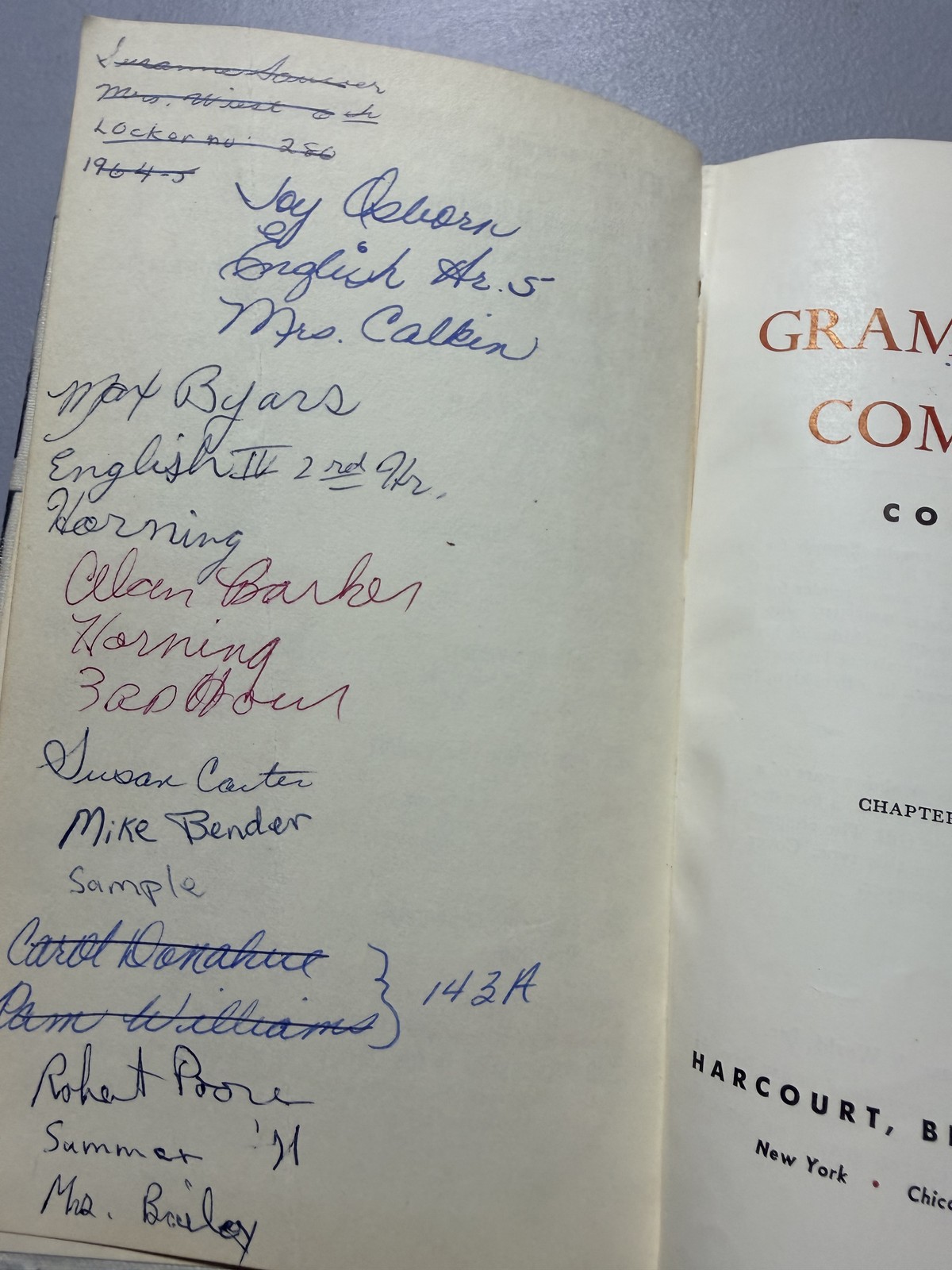 Warriner English Grammar Composition Course John E Warriner 1957 Hardcover