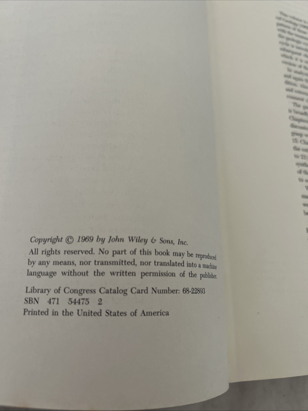 Physical Geology, Longwell; John Wiley & Sons c. 1969