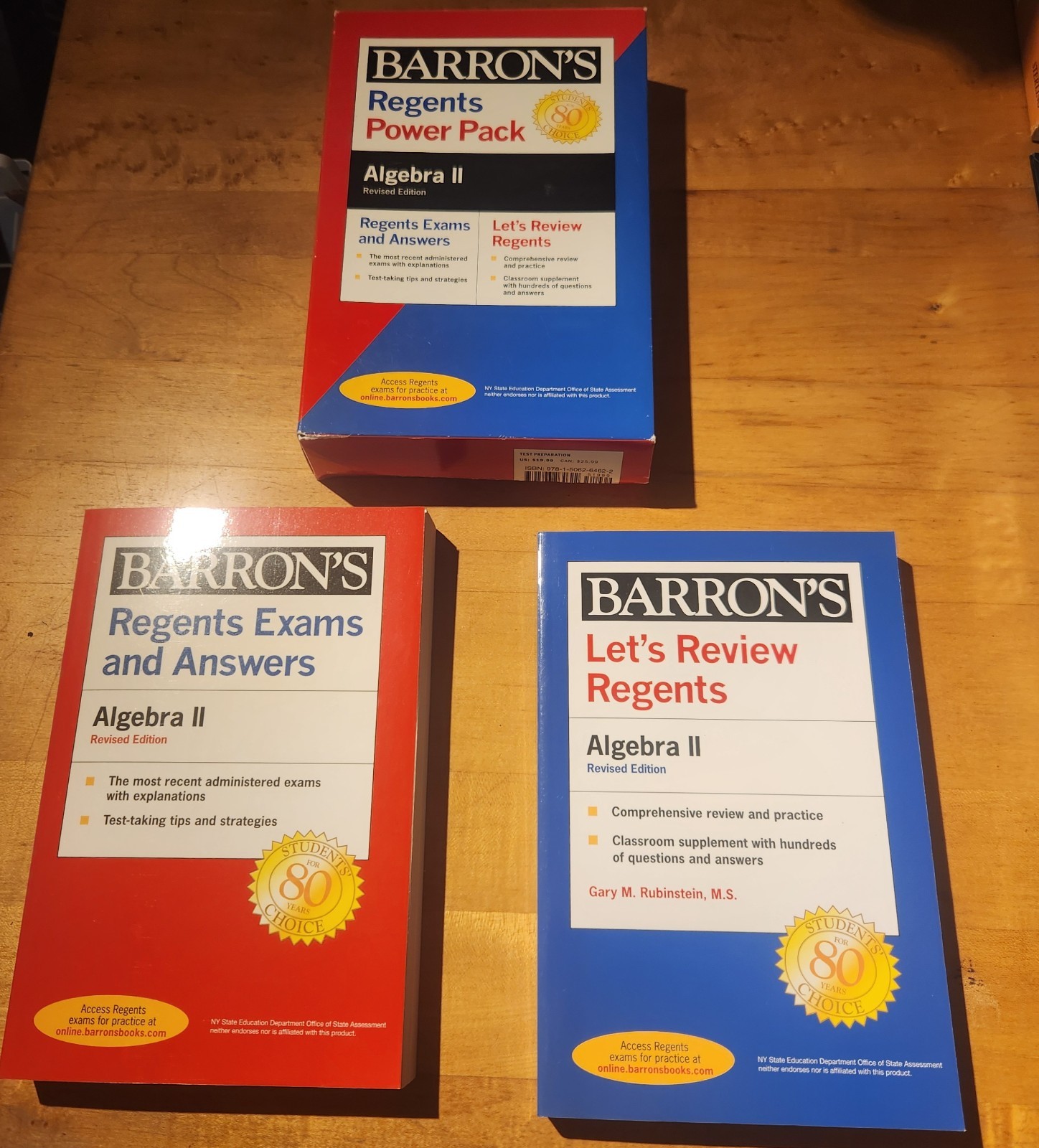 Barron’s Regents NY Ser.: Regents Algebra II Power Pack Revised Edition by Gary