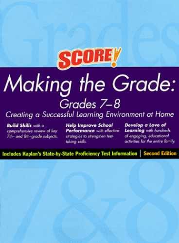 KAPLAN MAKING THE GRADE: GRADES 7-8 SECOND – Paperback, by Kaplan – Very Good