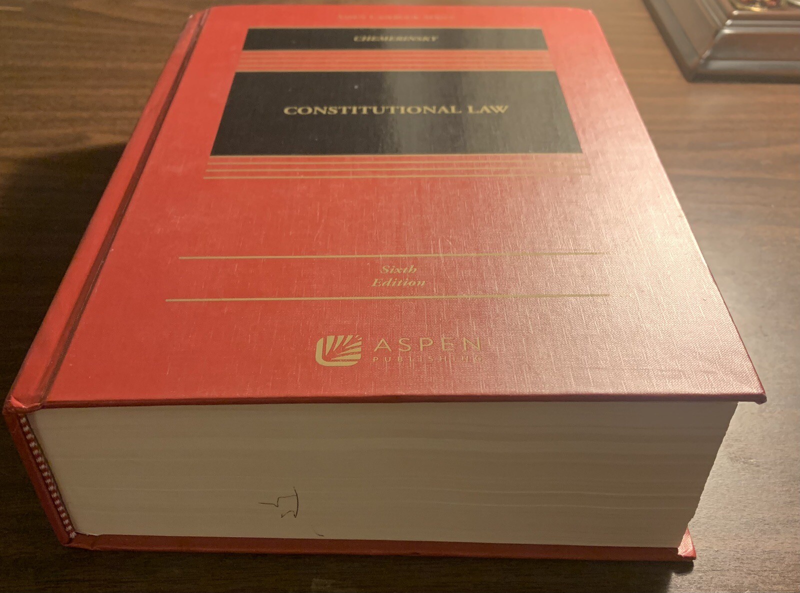 Constitutional Law by Erwin Chemerinsky; Sixth (6th) Edition; Aspen Casebook