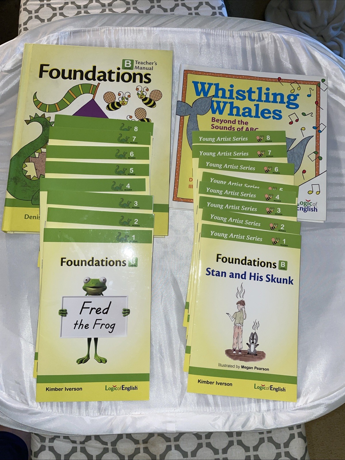 Set Of Logic of English Foundations B Teacher’s Manual, Book & 16 Readers -Eide