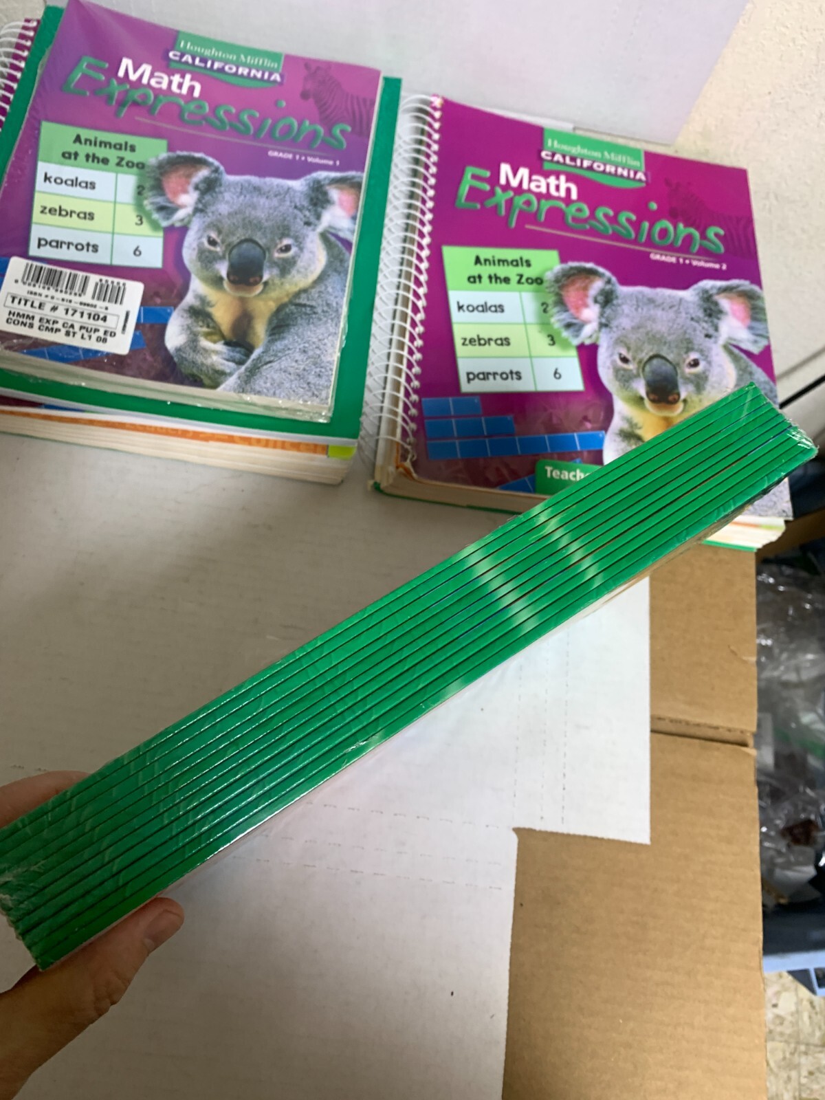 CALIFORNIA MATH Expressions Grade 1 Teachers Guide Planner work activity books