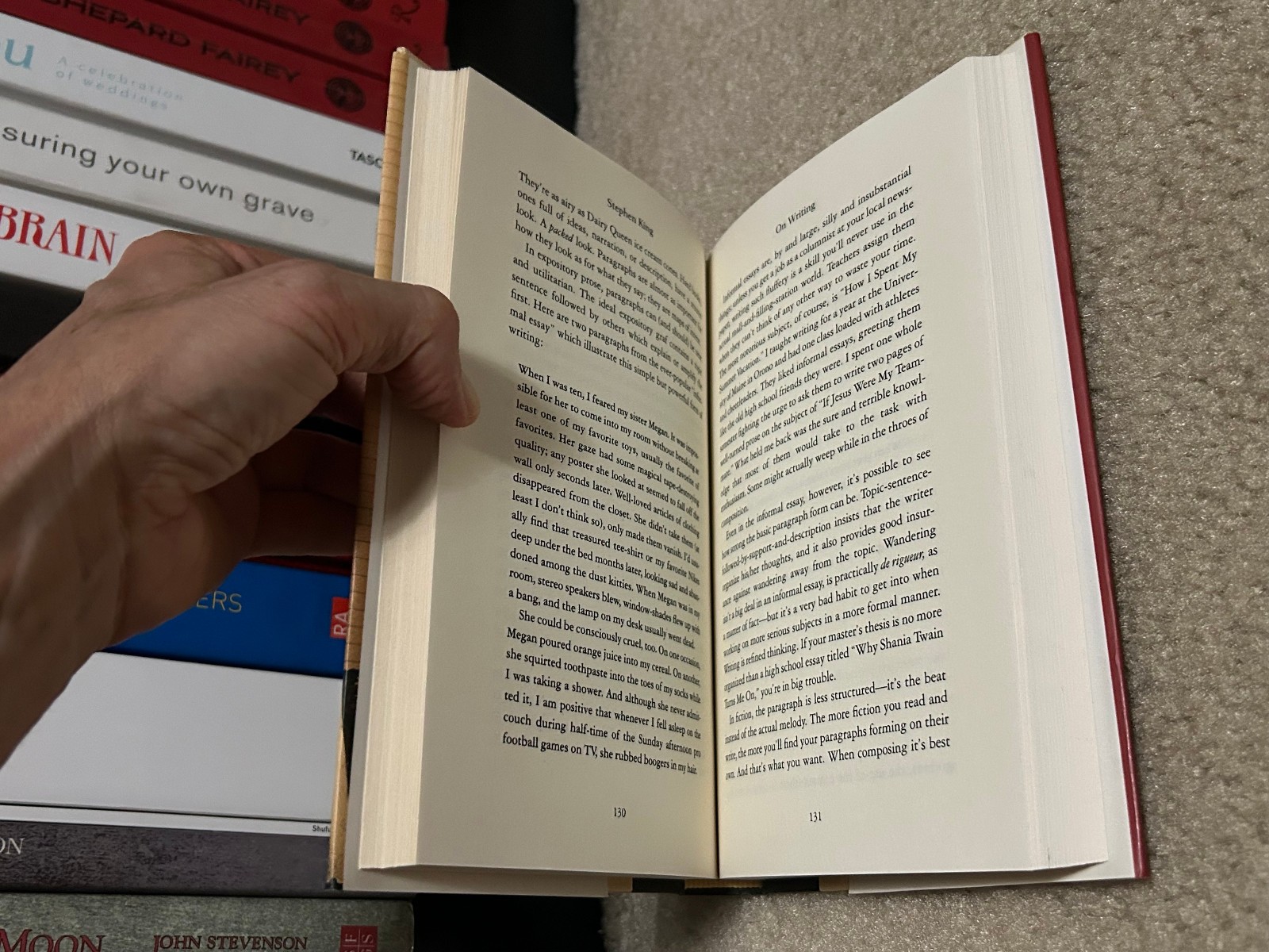 1st EDITION ~ On Writing by Stephen King (2000, Hardcover True 1st Printing book