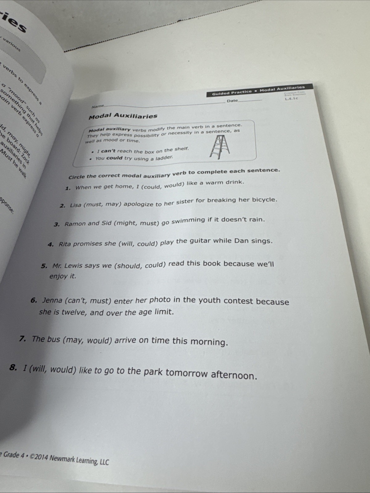 Newmark Learning Grade 4 Common Core Practice Language Book, Multiple Authors,