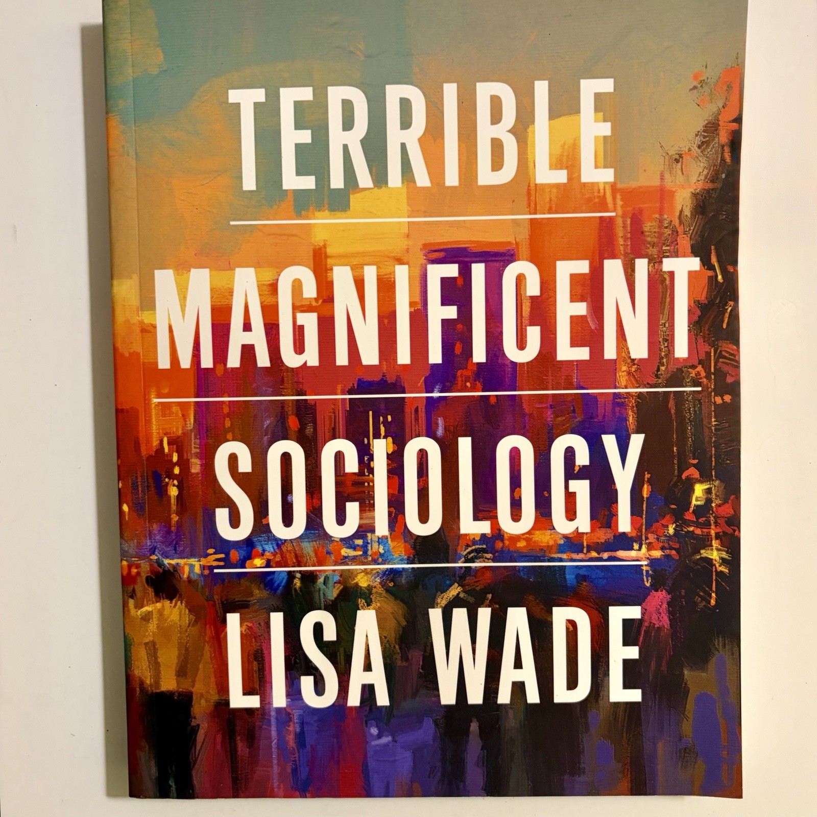 Terrible Magnificent Sociology by Lisa Wade (2021, Trade Paperback)
