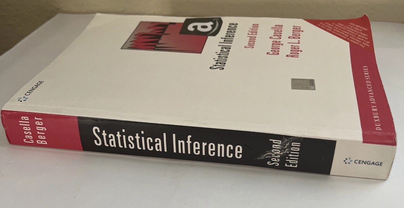 Statistical Inference 2nd Edition 2E By George Casella and Roger L. Berger Pb