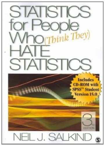 Statistics for People Who (Think – Paperback, by Salkind Neil J. – Very Good