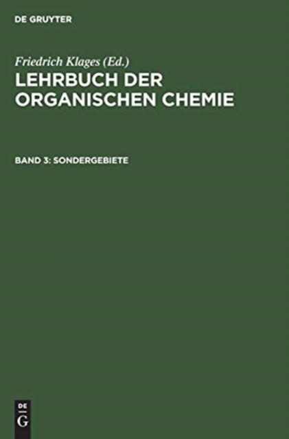 Klages – Sondergebiete – New hardback or cased book – 04 – X555z