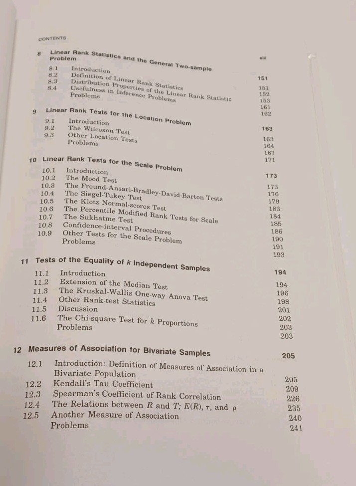 Nonparametric Statistical Inference Second Edition by Gibbons – Hardcover