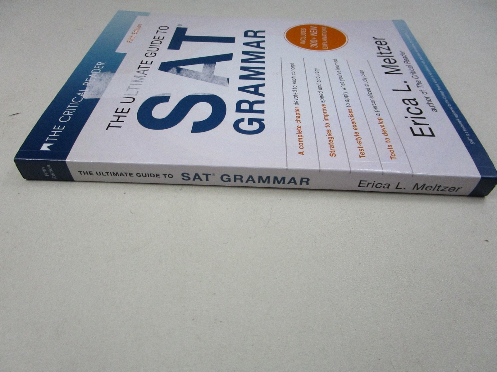 The Critical Reader: Ultimate Guide To SAT Grammar By Erica Meltzer 5th Edition