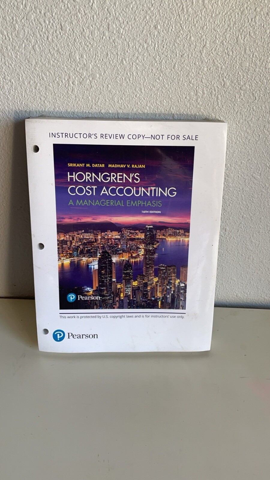 Horngren’s Cost Accounting : A Managerial Emphasis Instructor Review Copy