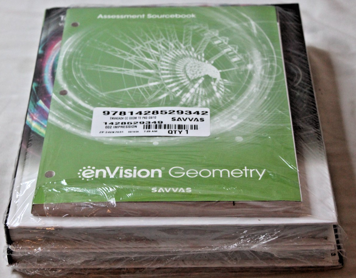 Savvas Envision Math Geometry Teacher’s Materials Set