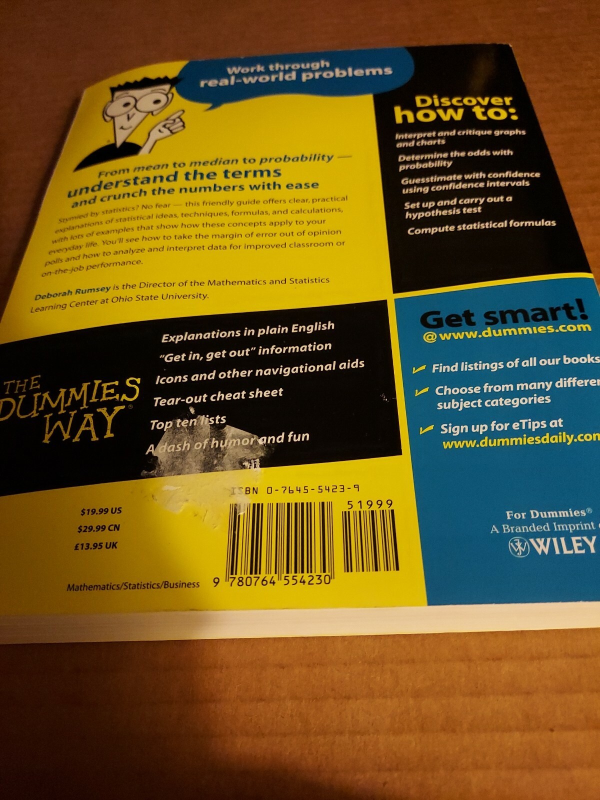 2003 Book “Statistics for Dummies®” by Deborah J. Rumsey