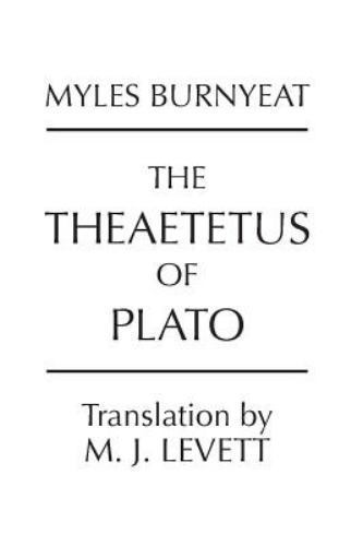 Hackett Classics Ser.: Theaetetus of Plato by Plato (1990, Trade Paperback)