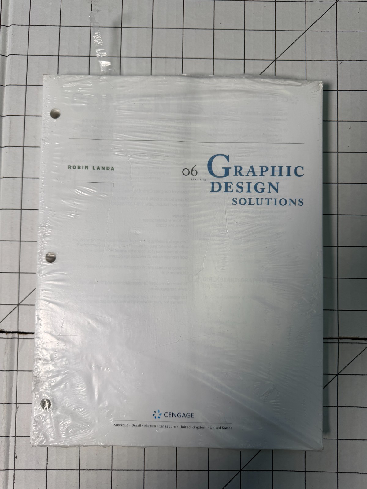Graphic Design Solutions 6th Edition by Robin Landa 2018, Loose-Leaf New Sealed