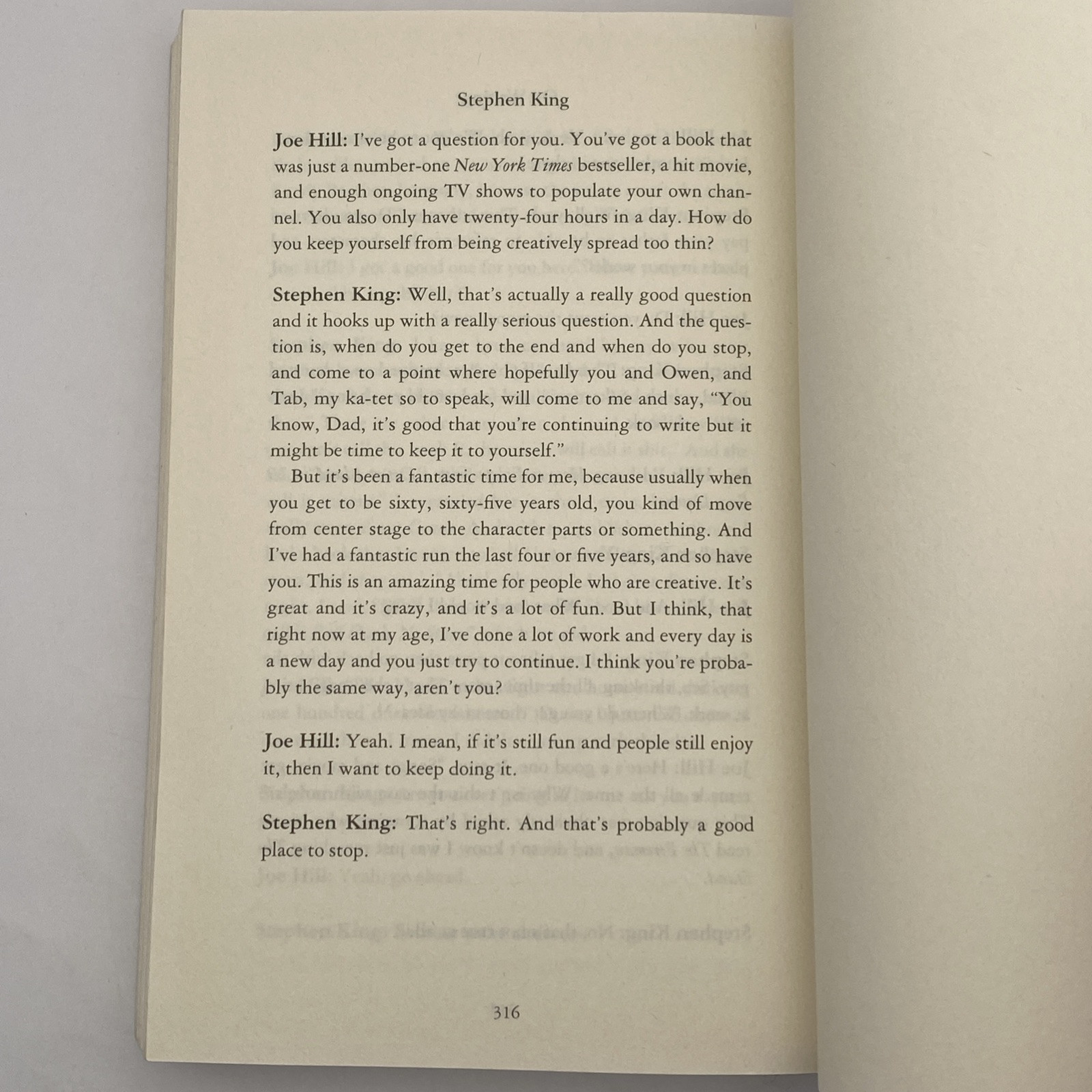 On Writing : A Memoir of the Craft Stephen King Twentieth Anniversary Ed 2020 PB