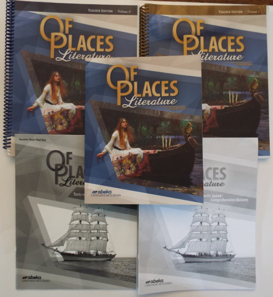Lot 5 Abeka Of Places Literature Fifth Teacher Edition Student Text Test Quiz