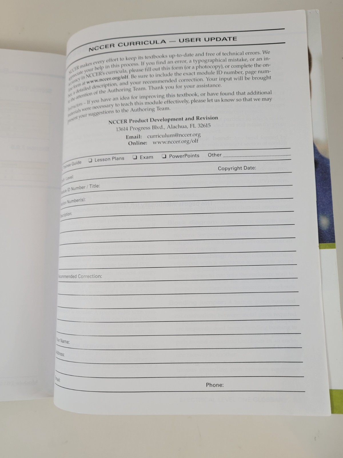 Electrical, Level 1 by NCCER Trade Paperback 2020 NEC – USED